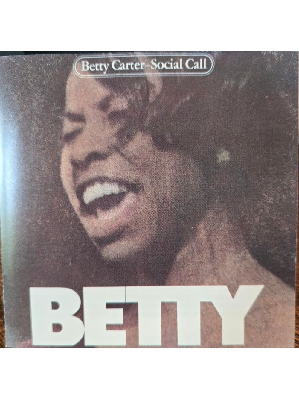 Betty Carter - Social Call CD 1990 Sony Music Special Products  37940cd